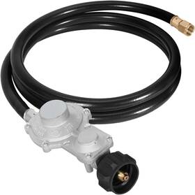 Moasker 313035269244 6ft Two Stage Propane Regulator With Hose Dual Wit