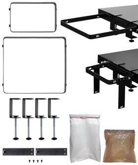 Moat 198168197295 Grill And Griddle Hanging Trash Bag Holder Kit - Large Small Garbage Hold