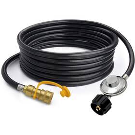 Hose.3 Moflame 798610106860 Propane Tank Regulator With Hose.3/8 Inch Quick Connect Disconnect Adapter An