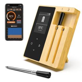 Fm2207-01 Mogundam Wireless Meat Thermometer With 2 Ultra-thin Probes Bluetooth Digital Food Th