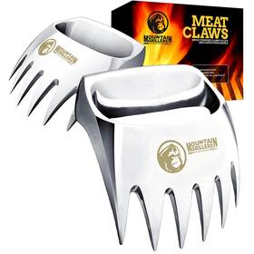 Mountain Grillers 060658260398 Meat Claws For Shredding-solid Metal Bear Claw The