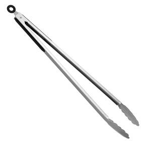 02861y Mr. Bar-b-q Stainless Steel Locking Tongs Xl 18 Inch Black Comfort Grip