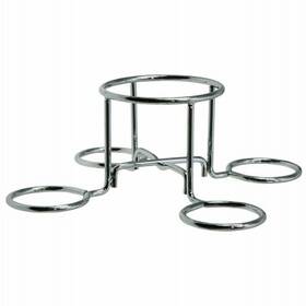 06126y Mr. Bar-b-q 6 Pack - Vertical Beer Can Chicken Roaster