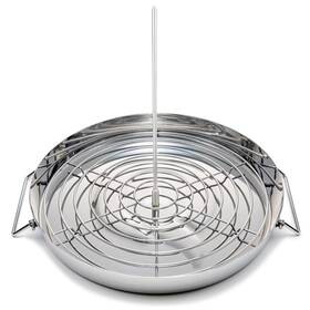 06127tk Mr Bar-b-q Extra Large Vertical Griller Stainless Steel Skewer 3 Sized Spikes