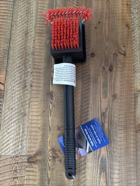 Mr. Bar-b-q 076903009211 Triple Action 2 Sided Grill Brush By For Deep Cleaning The