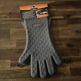 Mr. Bar-b-q 076903403286 Grilling Glove Non Slip Silicone Grip-heat Resistant Dual Hand Set