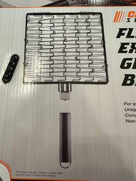 Mr. Bar-b-q 076903942020 Non-stick Expandable Grilling Basket Outdoor 12 Inch X11