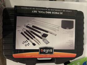 1360848 Mr. Bar-b-q 20 Piece Bbq Tool Set With Storage Case Brand New