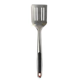 20180y Mr. Bar-b-q Premium Spatula Stainless Steel With Serrated Edge And Rubber Grip 17 In