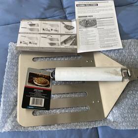 34499012qvc Mr. Bar-b-q Premium Oversized Spatula Folding Handle Grilling Pizza Steak Camp
