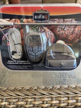 40145y Mr. Bar-b-q Nib #40145y Remote Barbecue Thermometer Guage Digital Led Screen