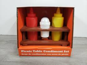 40197x Mr. Bar-b-q Inc. Picnic Table Condiment Set Discontinued
