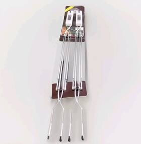 90231hsytgt Mr. Bar-b-q Hersheys Extension Fork With Glow In The Dark Handle 2 Pack Extend From 23 To 31 Inch