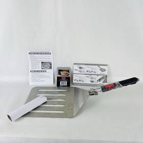 D564 Mr. Bar-b-q Stainless Steel Oversized Spatula Red New