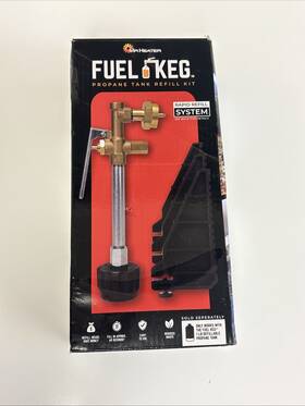 F200049 Mr. Heater Propane Refill Adapter 1lb Fuel Keg With Tank Stand