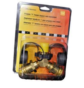 F271735 Mr. Heater Propane Y Female Adapter With Handwheel