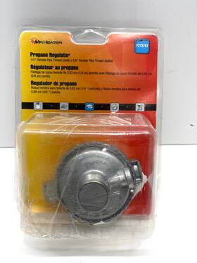 F273767 Mr. Heater Open Box - Low Pressure Propane Regulator 1/4 Inch In 3/8 Out