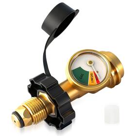 Mrgvflo 717661909411 100 Lb Propane Tank Adapter With Gauge For 1 Pack 1pc