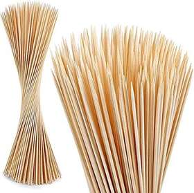 Nadakin 784283069366 300 Pcs Bamboo Marshmallow Roasting Sticks Smores Skewers For Fire Pit Extra