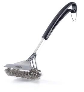 Napoleon 629162620590 Barbecue Grill Accessory 62059 - Bristle-free Triple-row Brush Black A