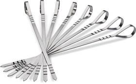 Napoleon 629162700155 Accessory 70015 - Eight Stainless Steel Multifunctional Skewers Premium Bbq