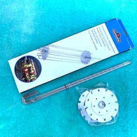 64007 Napoleon Gourmet Grills Rotisserie Shish-kebab Wheel Skewer Set New