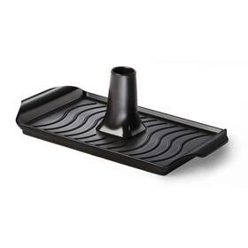 70150 Napoleon Grill Pans 10.08 Inch 2-piece Ceramic Roasting Pan Vertical Roaster Black