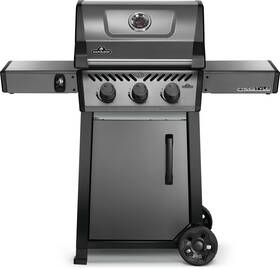 F365dngt Napoleon Freestyle 365 Natural Gas Outdoor Grill Graphite Grey 3-burner Bbq