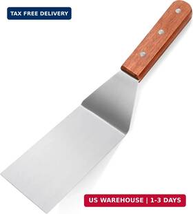 New Star Foodservice 639713036275 36275 Wood Handle Grill Turner/spatula 12.5-inch