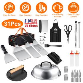 Newhome 730056002979 31pcs Griddle Accessories Kit Flat Top Grill For &camp