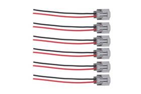 1230272k6 Newyall Pack Of 6 Female Fuel Injector Connector Plug Harness Pigtail Wire