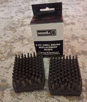 530-0084 Nexgrill Grill Brush Heads 2-pack Replacement Wire Bristles Oem