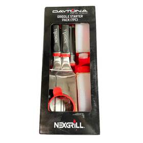 530-17002 Nexgrill Daytona Kitchen Griddle Starter Pack Stainless Steel 7-pcs