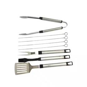 Nexgrill 705353368332 Grill Tool Set With Stainless Steel Handles 8 Piece