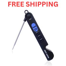 Next Alpha 197644277438 Instant Read Digital Meat Thermometer Bbq Grill Smoker For Kitchen Food Cooking
