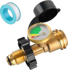 Niubuniu 744759287687 Pol 100 Lb Propane Tank Adapter Fittings 1lb To 20lb Hose Adapte