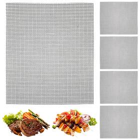 707805 Nodaaiie Grill Mesh Mat Set Of 5 Non-stick Bbq Mats Reusable Grilling For Gas