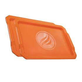 North Atlantic Imports Llc 313042923962 Blackstone Rectangle Griddle Serving Trays In Orange 2-pack