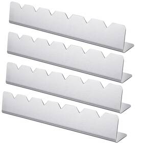 Ao-nuogo-971 Nuogo 4 Pcs Skewers Holder Stainless Steel Shish Kabob Rack Bbq Long