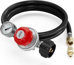 Nupick 726085011600 6ft 0-30 Psi Adjustable High Pressure Propane Regulator With 60psi
