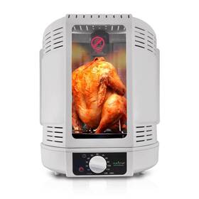 Azpkrt15 Nutrichef Vertical Rotisserie Oven Roaster Electric 1 Pounds White