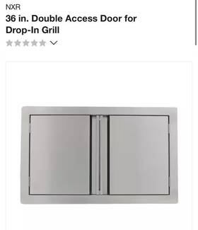 Ddad36 Nxr 36 Inch Double Access Door For Drop-in Grill