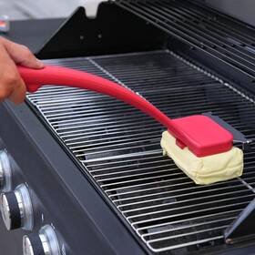 G635 Oatislife Grill Brush For Outdoor Bristle Free Steam Yellow Head