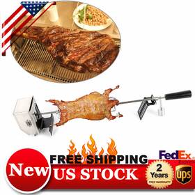 10-15kgf.cm Ocasami 52.5 Inch Electric Rotisserie Bbq Grill Roaster Spit Rod Camping Chicken Motor