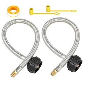 Qcc1 Octoder 616361646148 15 Inch Rv Propane Tank Hose 1/4 Male Npt Qcc1/typel For Camper Two Stage Regulator