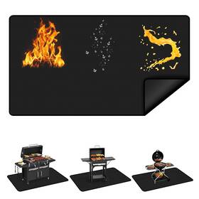 Ofa-gmat01 Ofasizen 89.5 X 49.5 Inch Large Under Grill Mats For Outdoor Double-sided Firep