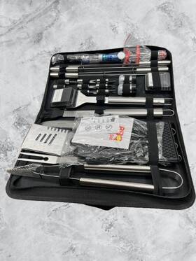 Olarhike 696177815129 New Grilling Bbq Grill Tools Set 25 Pcs Stainless Steel