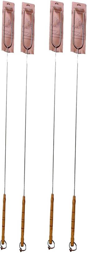 10167 Old Mountain Campfire Forks 41 L Cast Iron Cooking Marshmallow Roasting Cookware For Famil