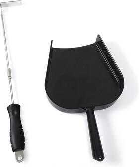 Oligai 709930353254 Ash Tool And Pan Fit Big Size Green Egg Stainless Steel Grill Cleaning Tools