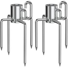 6002 Onlyfire 703194455457 Rotisserie Meat Forks 1-pair For Grills-fits 1/2-inch Hexagon And 3/8-inc